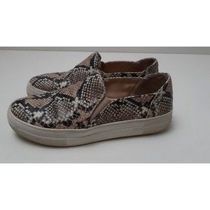 Kate Spade New York "Ginger" Leather Snake Skin Slip On Sneaker Size 7M (8?)